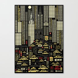 New York (Portrait) Canvas Print