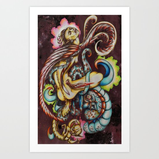 Let it bleed Art Print