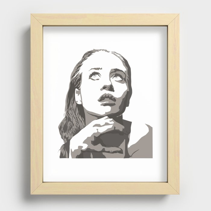 Fiona Apple Recessed Framed Print