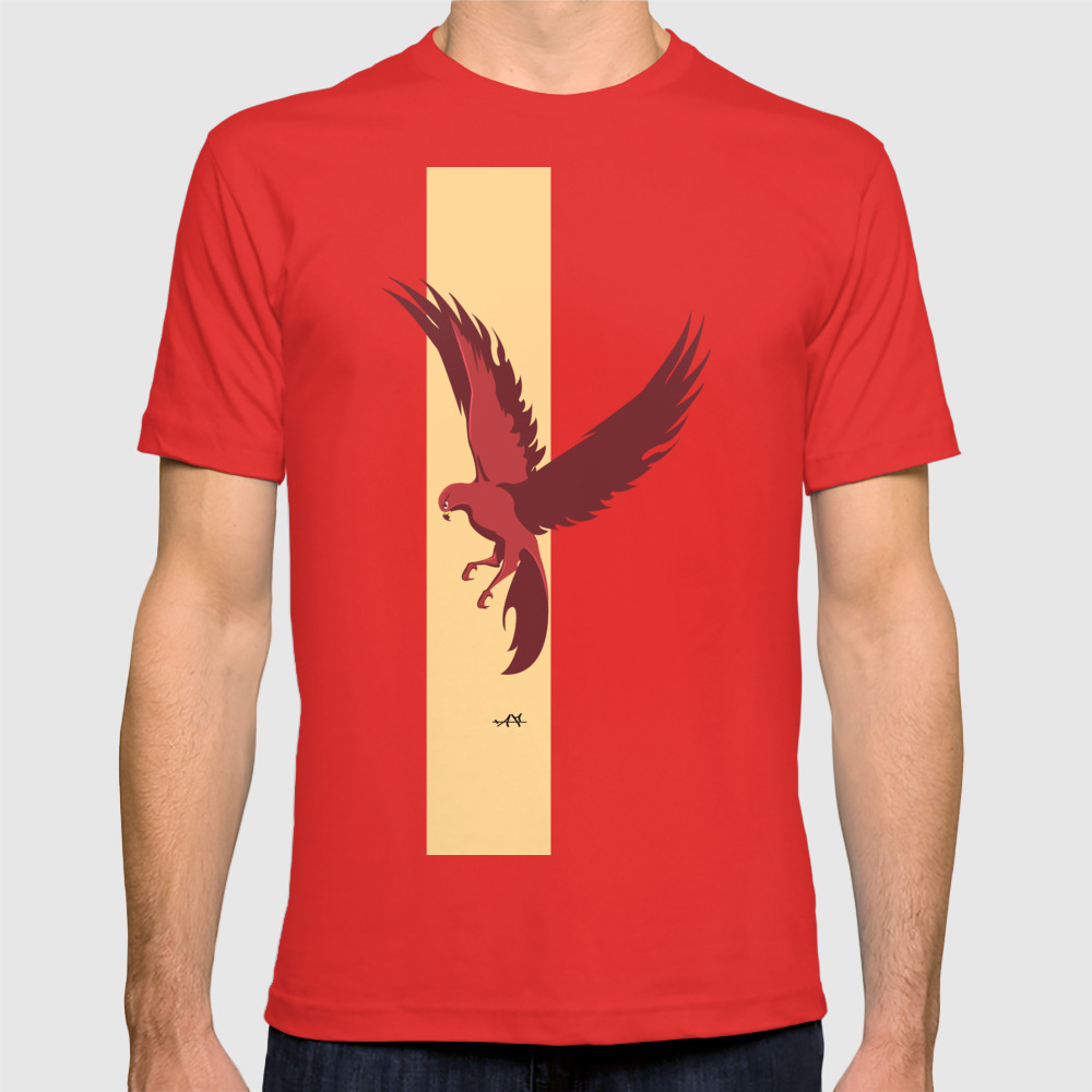 Red Falcon T Shirt by Andrew C Formosa | Society6