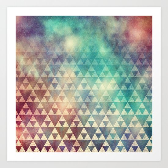 Tribal Fade Art Print