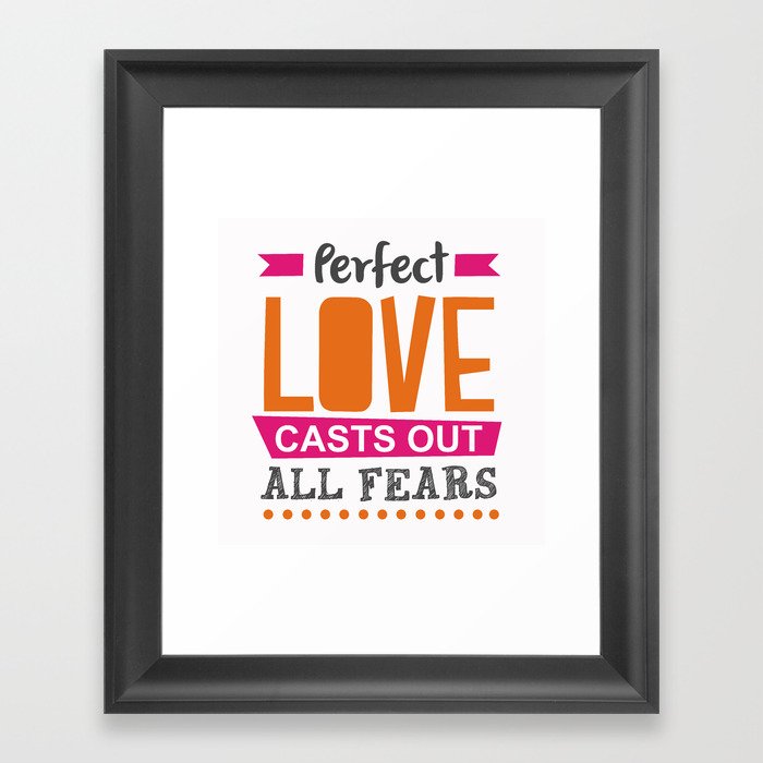 Perfect Love Framed Art Print