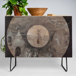 Hieronymus Bosch - Scenes from the Passion of Christ St John the Evangelist on Patmos Credenza
