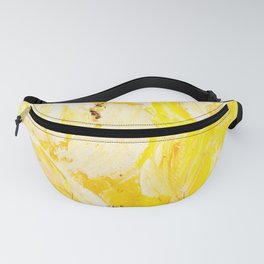 Bold Yellow Tulips Fanny Pack