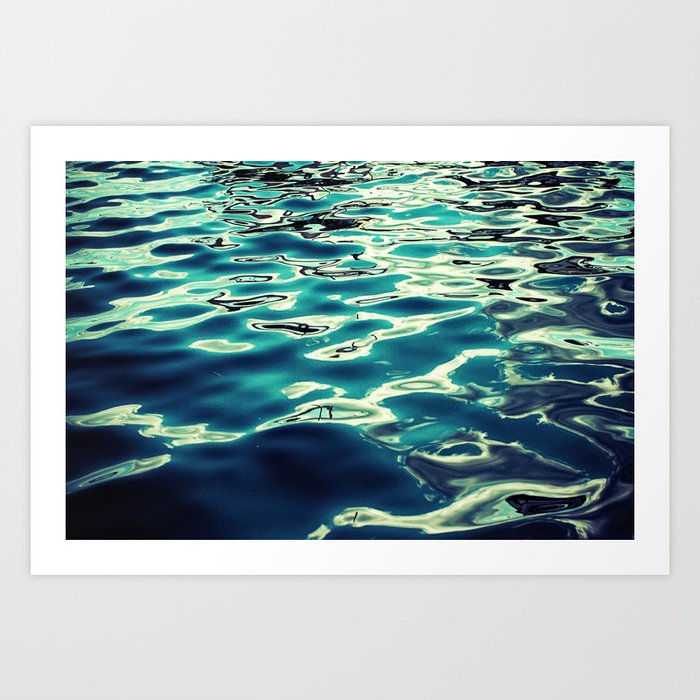 water Art Print by Bonnie Jakobsen Martin Society6