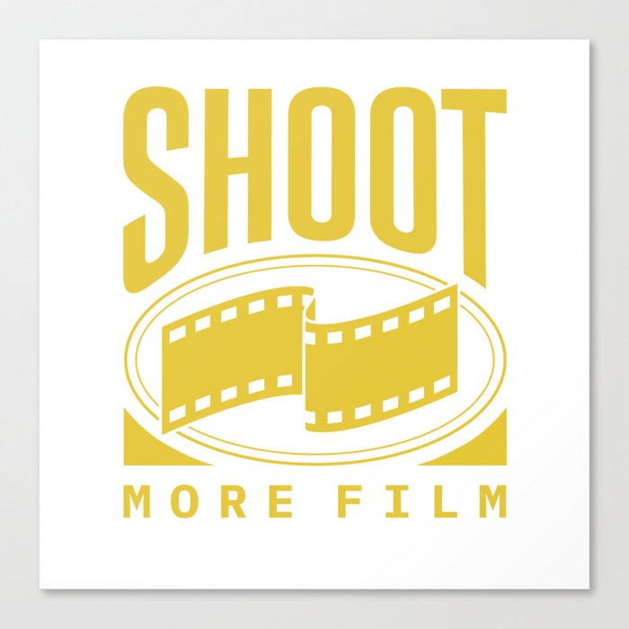 Shoot More Film Canvas Print