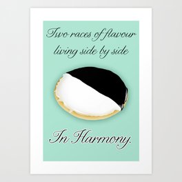 Look to the cookie, Elaine. Art Print