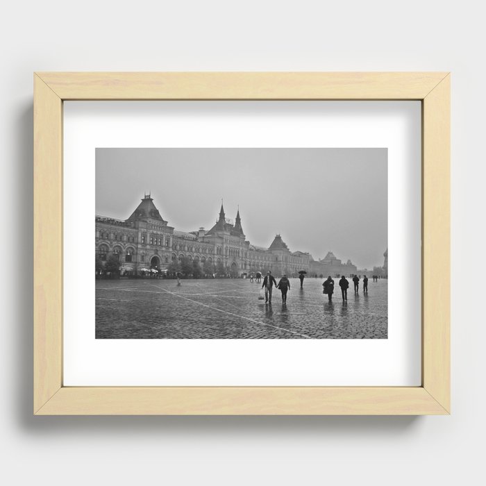 Red Square2 Recessed Framed Print