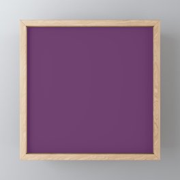 Cosmic Purple Framed Mini Art Print