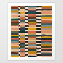 Mix of Stripes #10 Art Print