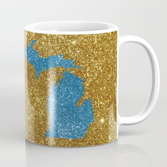 Michigan glitter Coffee Mug