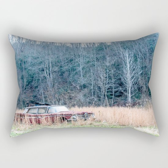 Left to Rust Rectangular Pillow