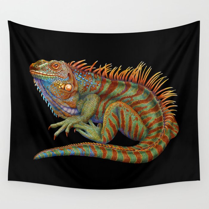 Iguana Wall Tapestry