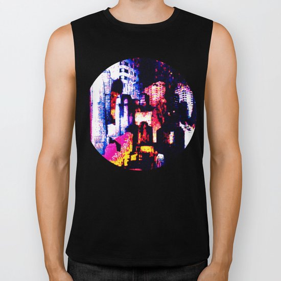 backstreets of the New York landscape Biker Tank