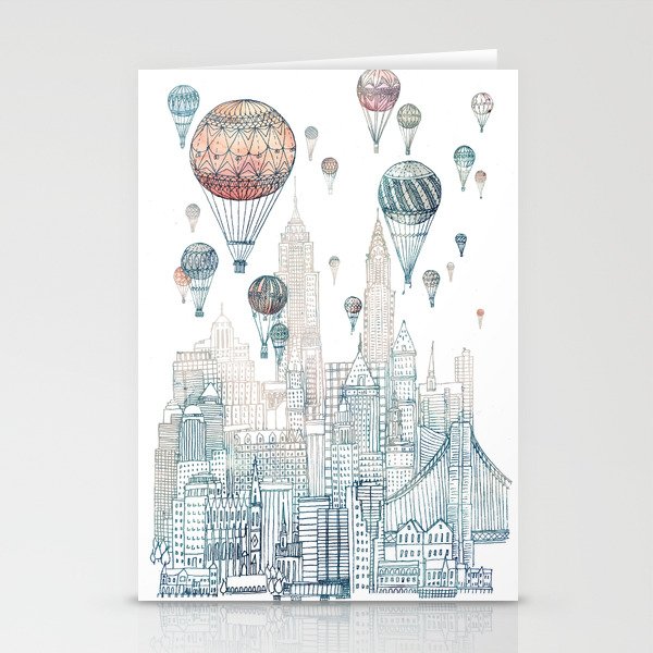 Voyages Over New York ~Refresh Stationery Cards