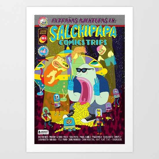 SALCHIPAPA Art Print