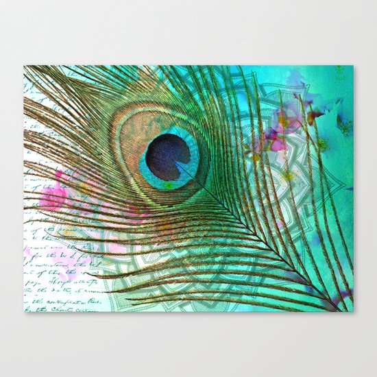 Peacocktail Canvas Print