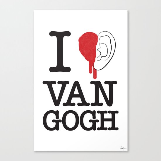I love Van Gogh Canvas Print