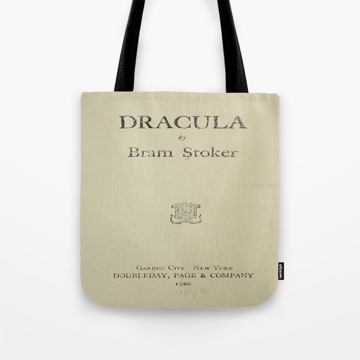 Page - Dracula  Tote Bag