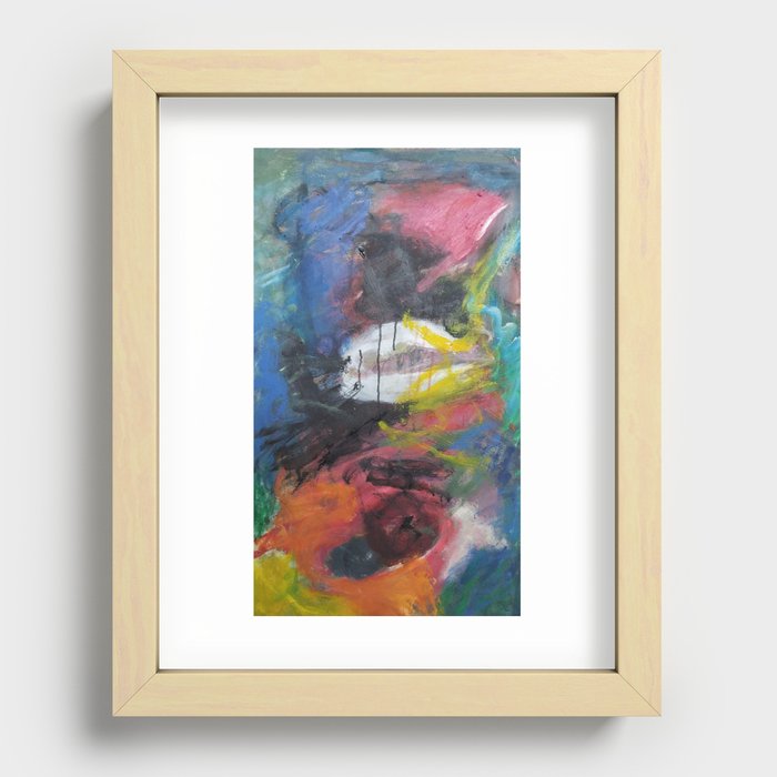 Abstract emotions Recessed Framed Print