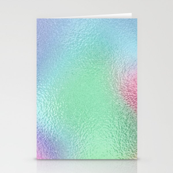 Simply Metallic in Holographic Rainbow Stationery Cards