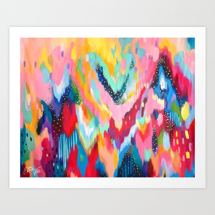 Brushstroke no.100 Horizontal Art Print