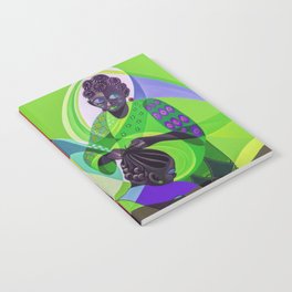 The hairdressers No. 2, African American masterpiece portrait painting Notebook