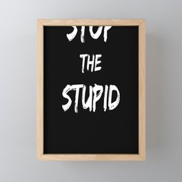 Funny graphics for sarcastic people gift for Christmas Framed Mini Art Print