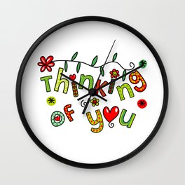 Thinking of You Wall Clock