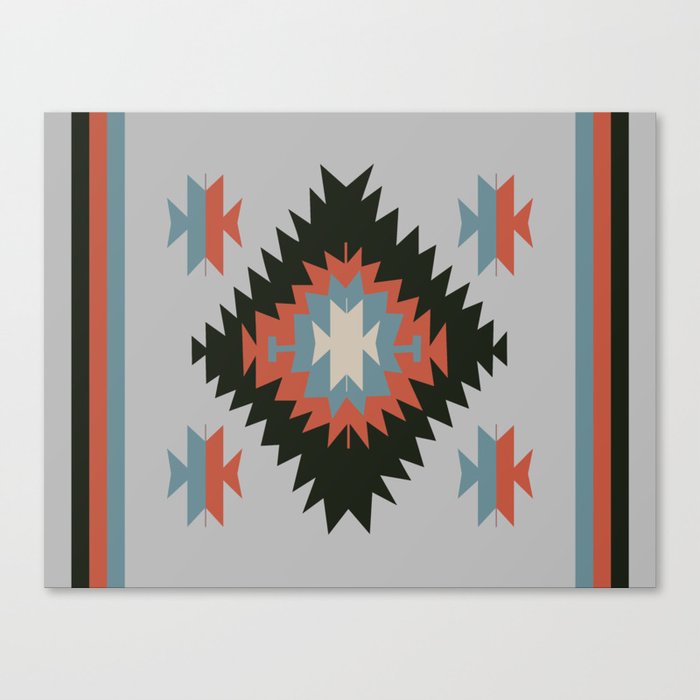 Canvas Santa Fe >> Southwestern Santa Fe Tribal Indian Pattern Canvas Print By Imagepixel Canvas Santa Fe >> Southwestern Santa Fe Tribal Indian Pattern Canvas Print By Imagepixel
