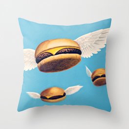 Burger Heaven Throw Pillow