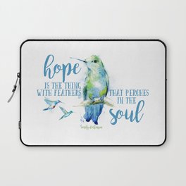 Hope is the Thing with Feathers Laptop Sleeve