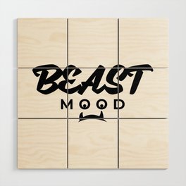 Mood Beast 2 Wood Wall Art