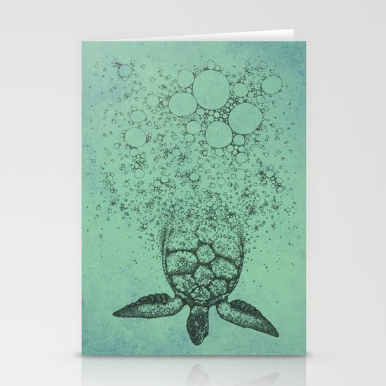 Into_The_Sea Stationery Cards
