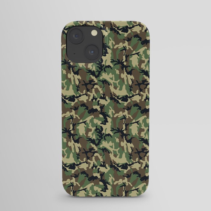 Woodland Camouflage iPhone Case