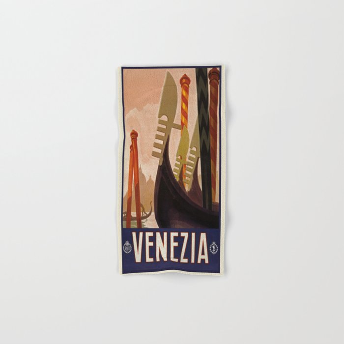 Vintage poster - Venezia Hand & Bath Towel