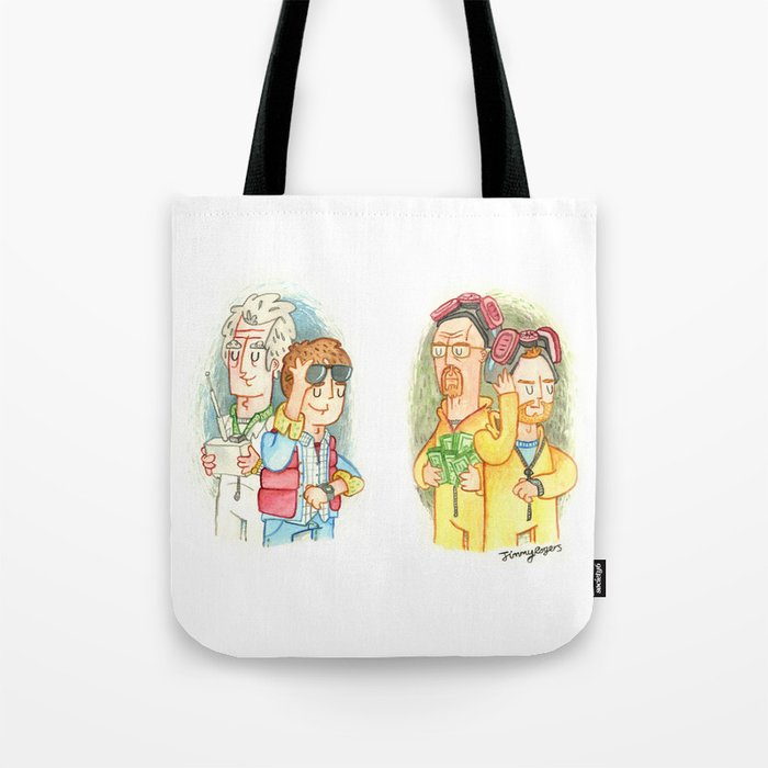 Breaking Back to the Future Tote Bag