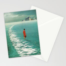 Waiting For The Cities To Fade Out Stationery Card