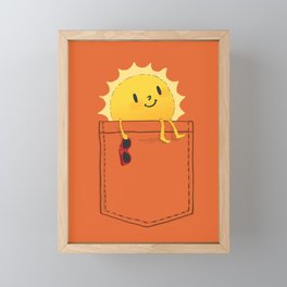 Pocketful of sunshine Framed Mini Art Print