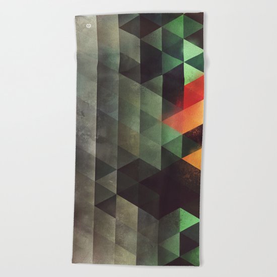 ghyst syde Beach Towel