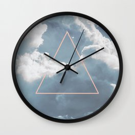 Abstract Sky Wall Clock