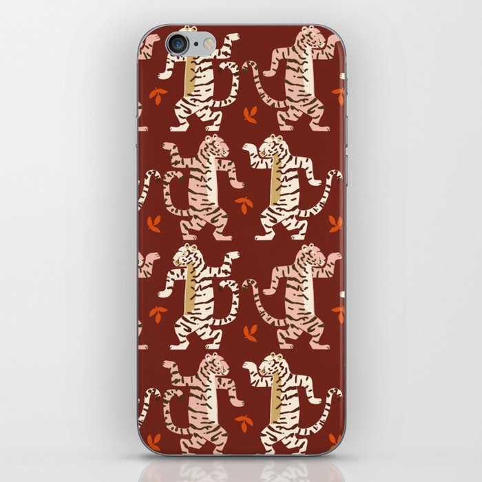 Chinese new Year of the dancing tiger - dried tomato iPhone Skin