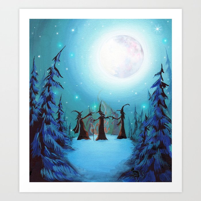 Witch Coven Art Print