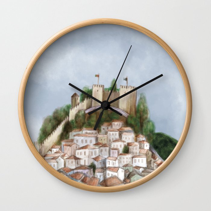Lisboa landscape Wall Clock