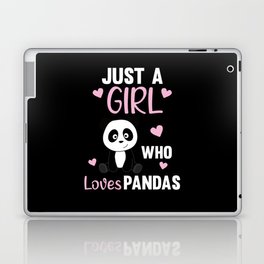 Just A Girl who Loves Pandas - Sweet Panda Laptop Skin