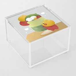 Matcha pudding and chestnut babies Acrylic Box