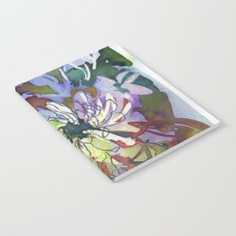 in contour: chrysanthemum Notebook