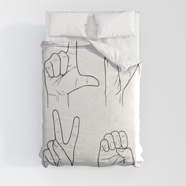 L-O-V-E Comforter