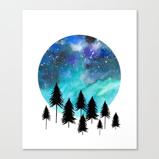 Aurora Borealis Canvas Print
