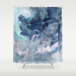 Smoky underwater Shower Curtain